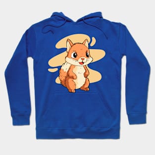 Squirrel Illustration Hand drawn Hoodie